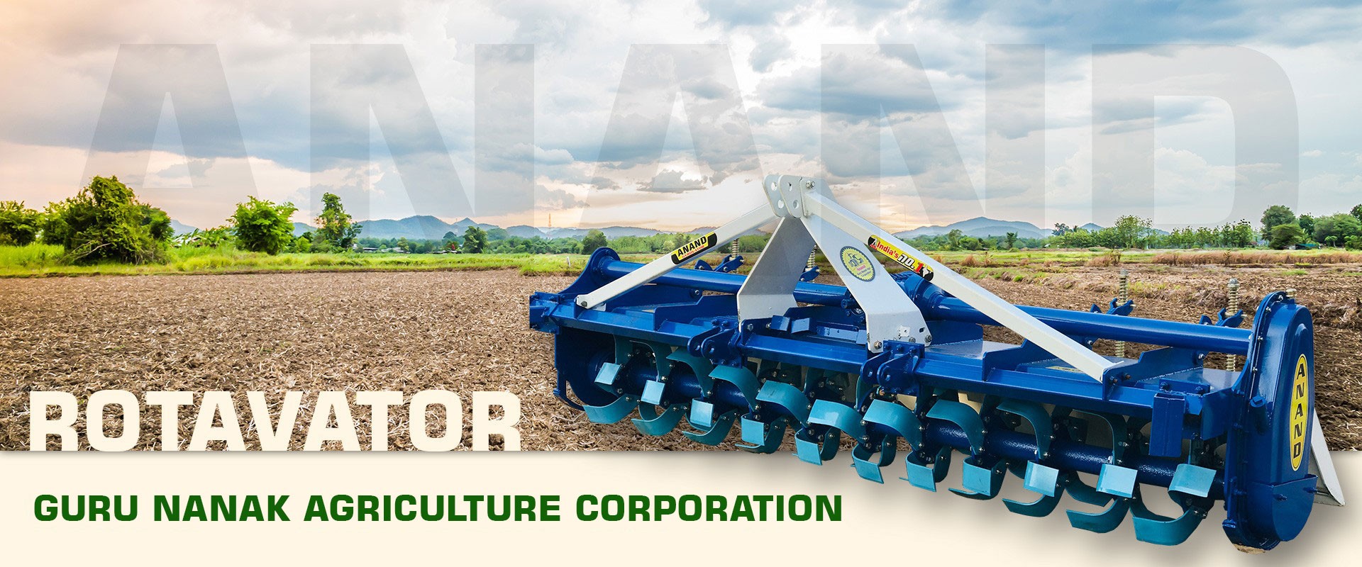 Rotavator Manufacturer and Supplier in Punjab India - Guru Nanak Agriculture Corporation